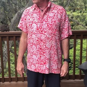 Blue Ginger Hawaiian Aloha Shirt size M